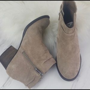 Jessica Simpson Suede Booties 7.5